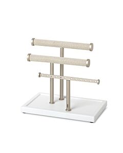 Umbra - Trigem Bracelet Bar - White/Nickel